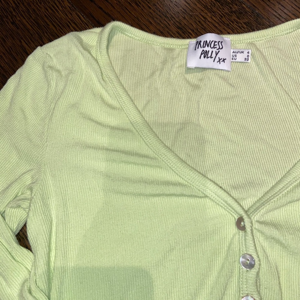Princess Polly Rib Cardigan - Picture 2 of 3